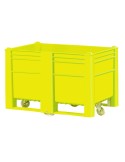 One-piece pallet box on wheels 500 L