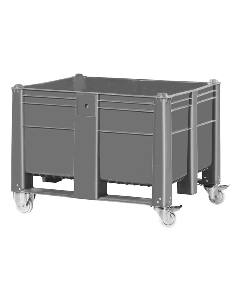 Caisse palette monobloc sur roues 600L