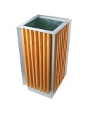 Corbeille carrée bois 65 L