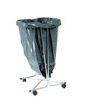 Support sac fixe grand volume 1000 L sur roues