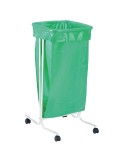 Soporte de bolsa tubular de 110 l con ruedas