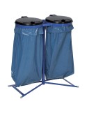 Soporte de bolsa doble de 220 l