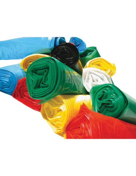 Sac plastique couleur 50L pour stockage