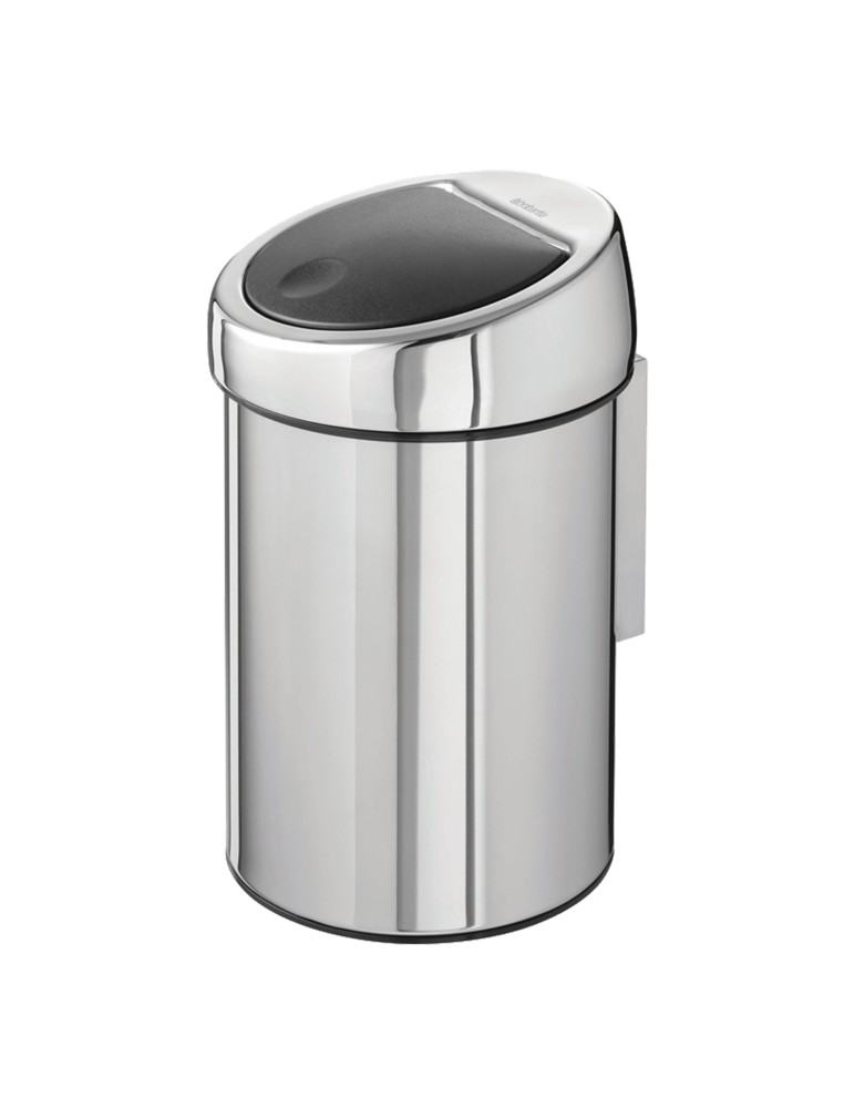Corbeille Murale Touch 3L - Poubelle inox