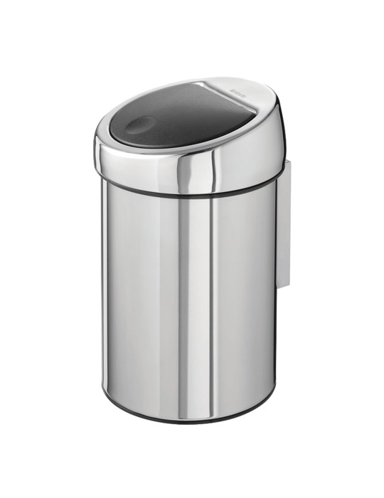 Corbeille Murale Touch 3L - Poubelle inox