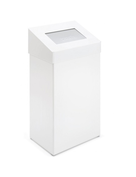 Poubelle à clapet métal 50 L Poubelle à clapet métal 50 L