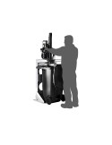 Presse pour conteneur juqu'à 370 L - Recycleoffice