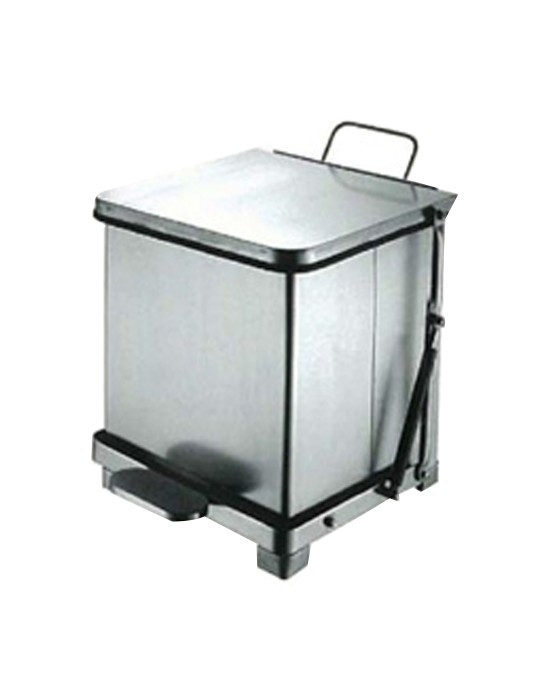 Poubelle robuste inox mat 27 L Poubelle robuste inox mat 27 L