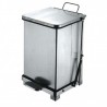 Corbeille robuste et silencieux 45 L Inox mat
