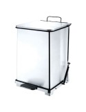 Corbeille robuste et silencieux 152 L Inox mat