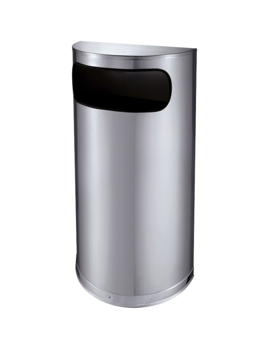 Poubelle Demi-Ronde 35L - Spécial Vigipirate Poubelle Demi-Ronde 35L - Spécial Vigipirate