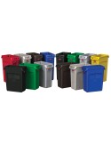 Waste collector without recycling symbol SlimJim 87 L