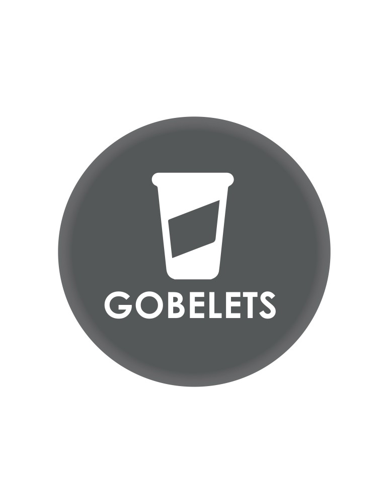 Sticker Dome pour collecteur de gobelets Spot