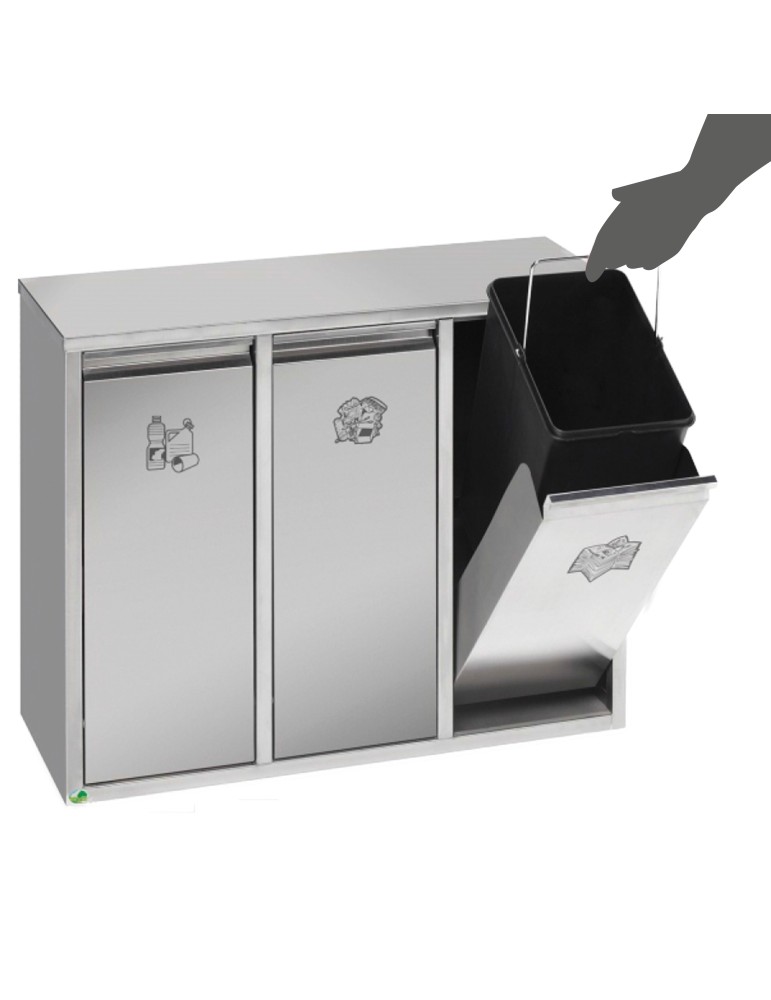 Collecteur Inox Tri 36L
