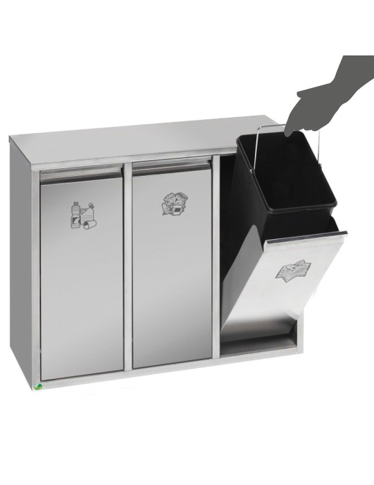 Collecteur Inox Tri 36L