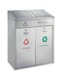 Contenedor de clasificación selectiva interior 2 x 21 l