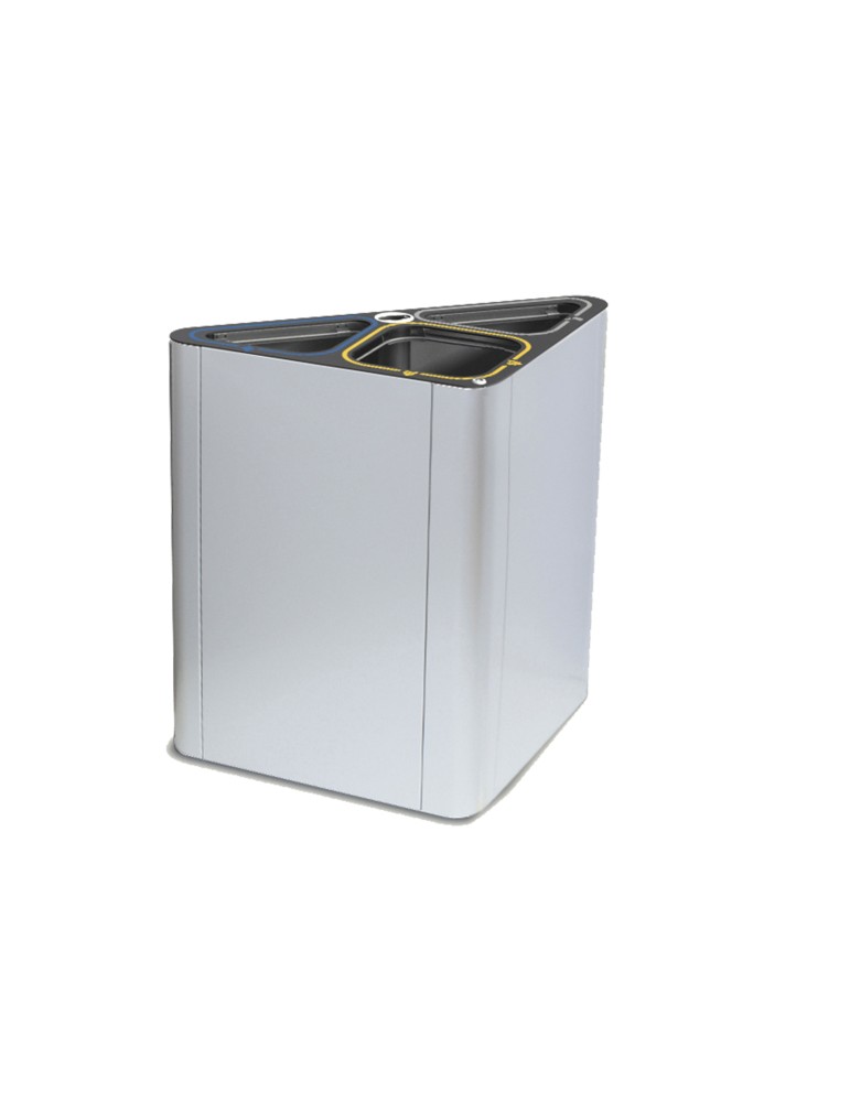 Poubelle Dublin 153L 3 Déchets