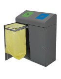 Berlin bin lid hatch 95 L 2 stream bag holder