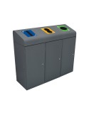 Berlin waste collector lid 95 L 3 stream bag holder
