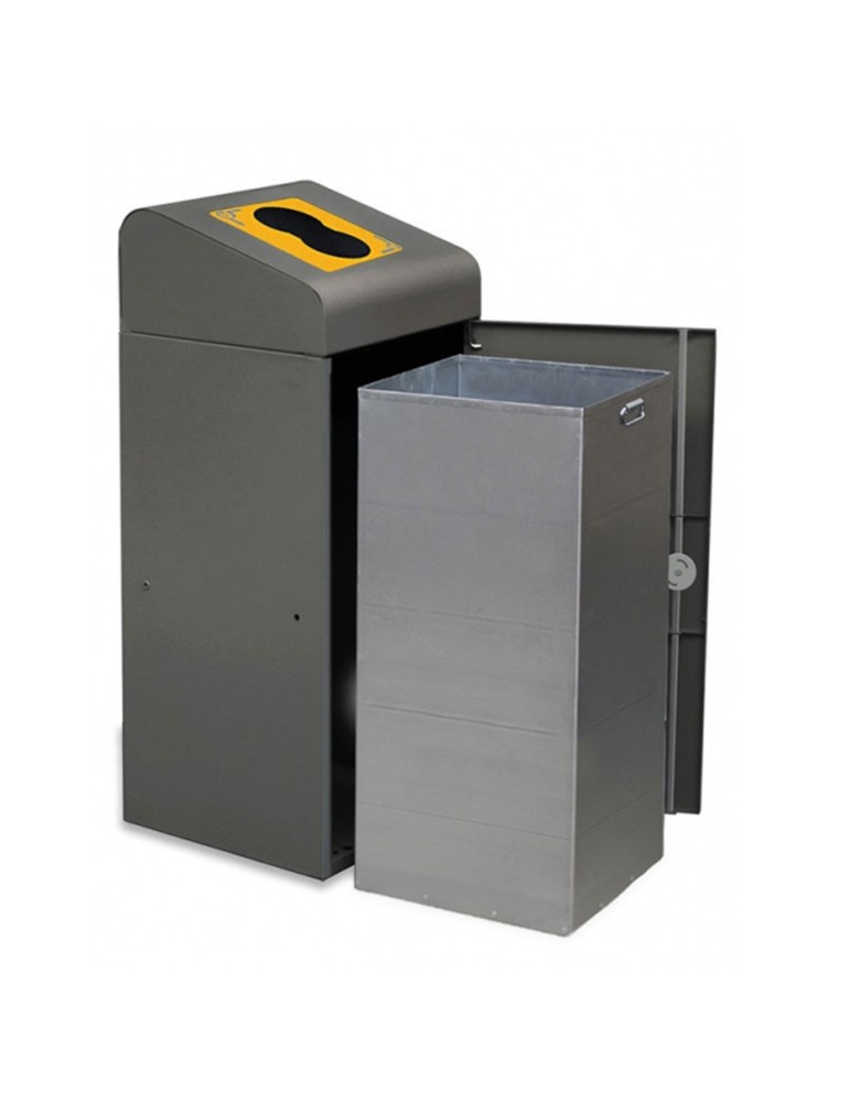 Collecteur de Tri Berlin 95 L avec Couvercle Tri Selectif 1 Flux