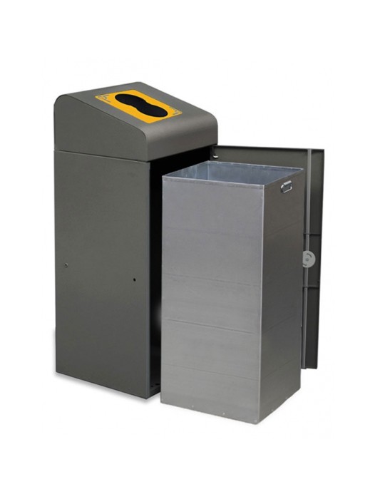 Collecteur de Tri Berlin 95 L avec Couvercle Tri Selectif 1 Flux