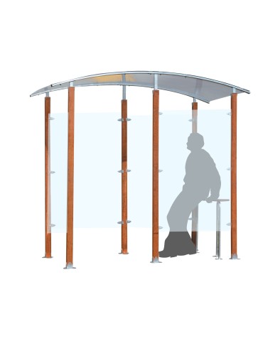 Abri Fumeur 6m en Bois Isolé pour Extérieur - 108