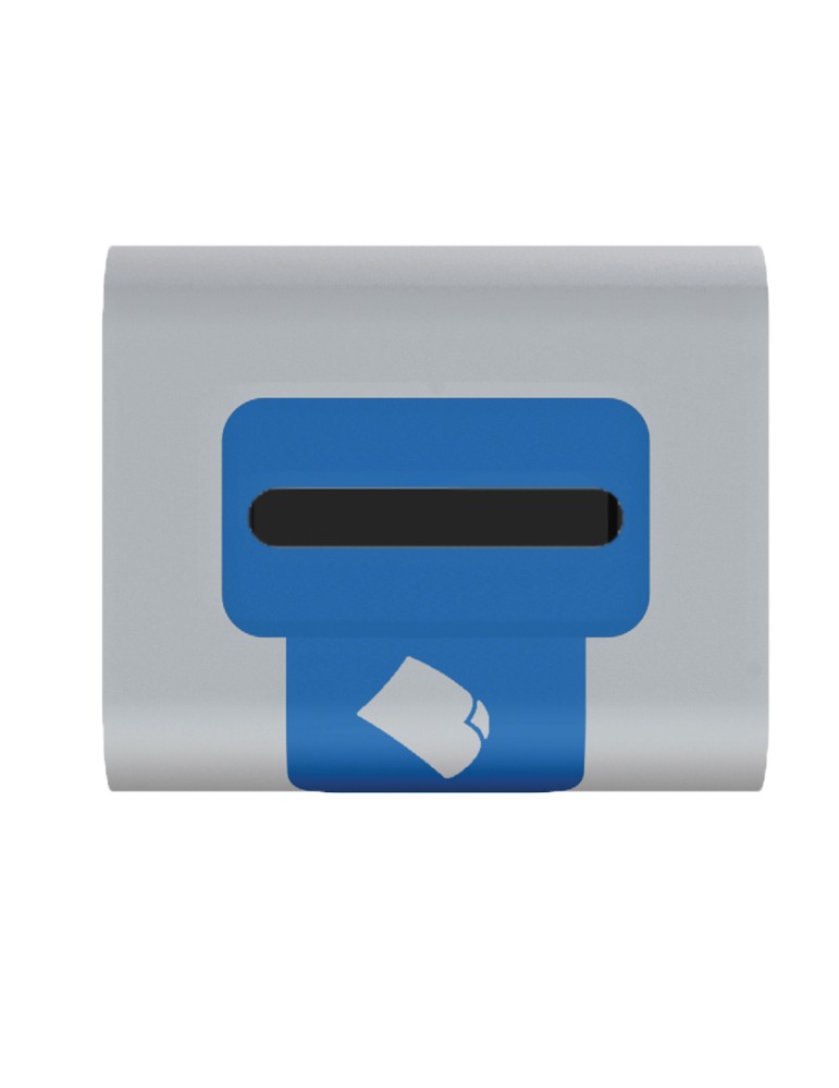 Corbeille extérieure Stockholm 75 L support sac - fente de tri