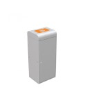 Stockholm Outdoor bin 75 L with inner tray - high self-closing flap