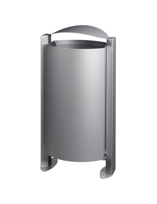 Poubelle métal sur pied Arkea 60L