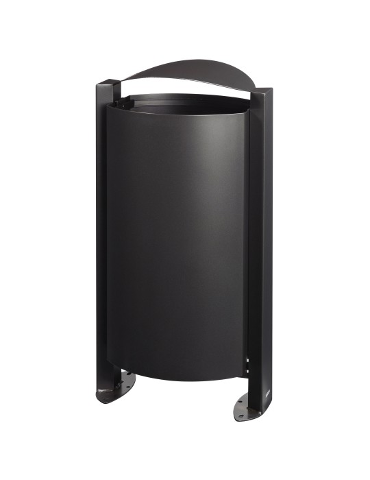 Poubelle métal sur pied Arkea 60L
