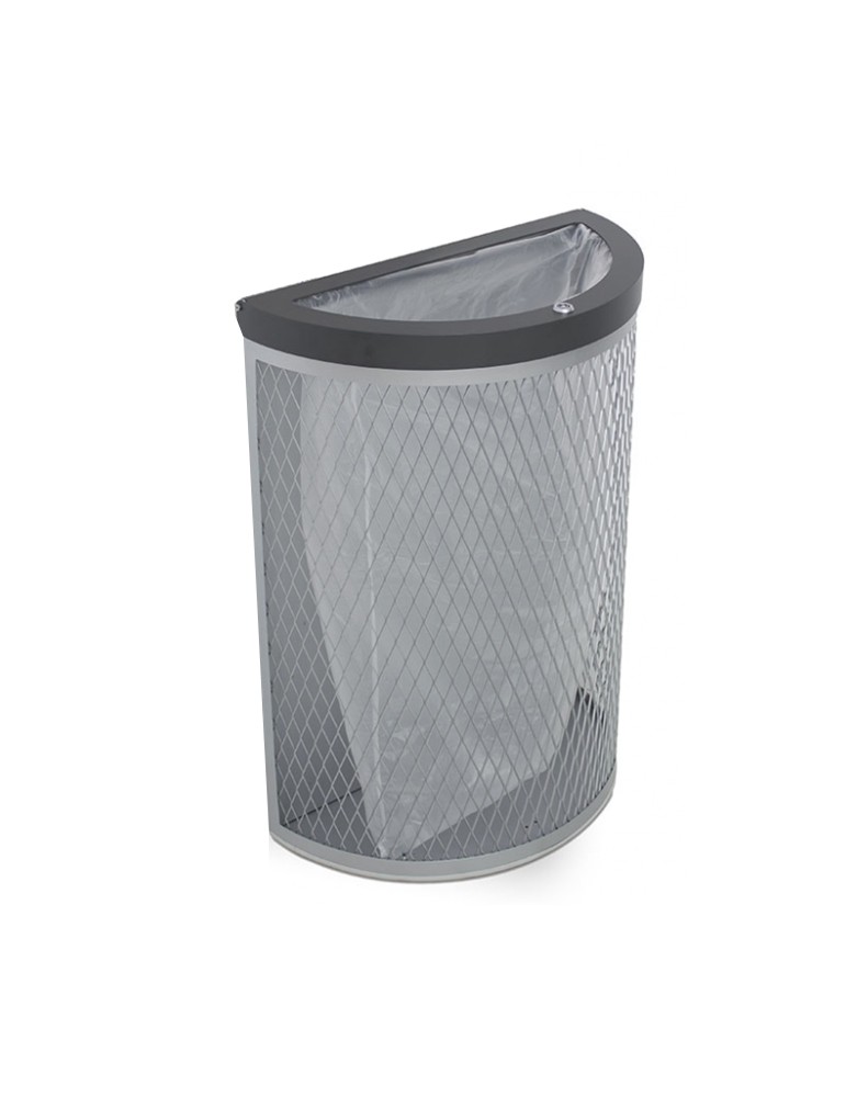 COLLECTEUR 1/2 ROND 90L AVEC SAC ET OUVERTURE - MARSEILLE