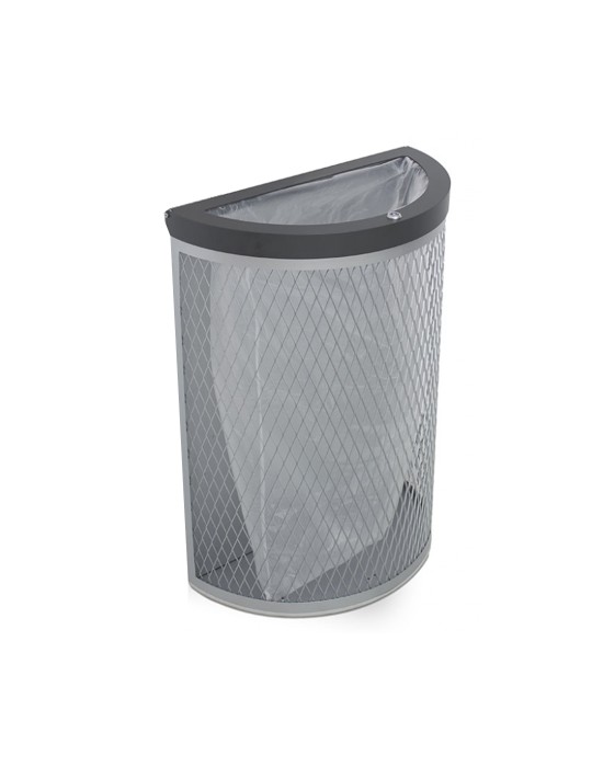 COLLECTEUR 1/2 ROND 90L AVEC SAC ET OUVERTURE - MARSEILLE