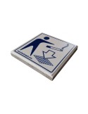 Concrete tile for DropPit ashtray