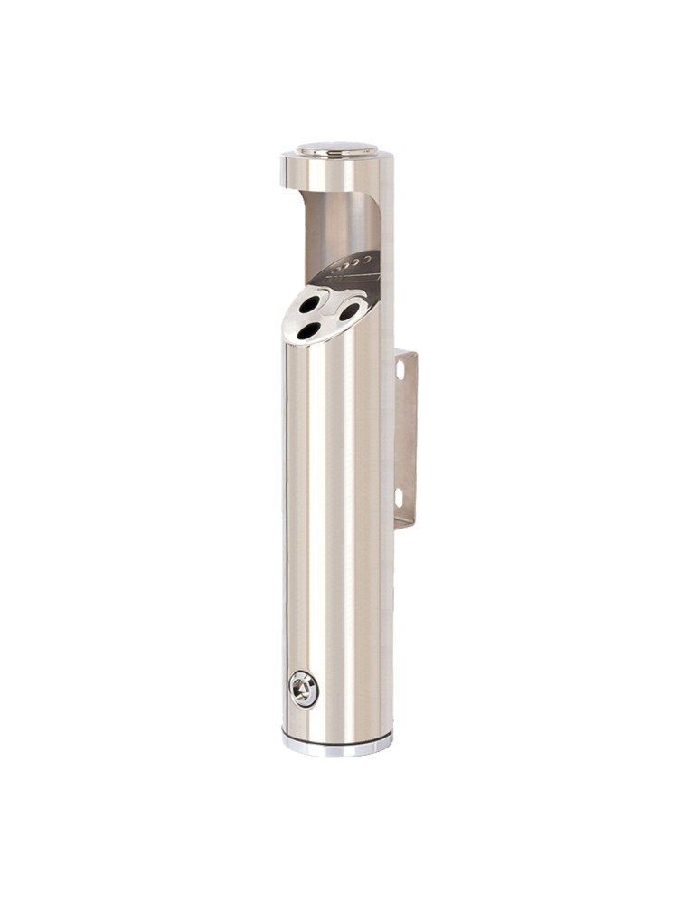 Cendrier cylindrique mural 17 L pour extérieur Cendrier cylindrique mural 17 L pour extérieur