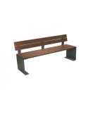 MODULAR BENCH VALENCIA mit Rückenlehne