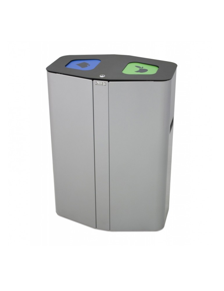 Collecteur Munich 50L 2 flux bac intérieur