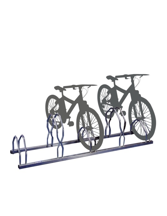 Ratelier vélo 2 niveaux pour 5 vélos