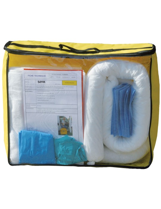 Kit absorption 45L hydrocarbures Kit absorption 45L hydrocarbures
