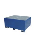 Spillbin in painted steel for bag-in-box