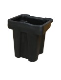 Drainage tray for 2-tank spill bin