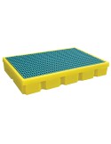 Spill bin 100L with grating
