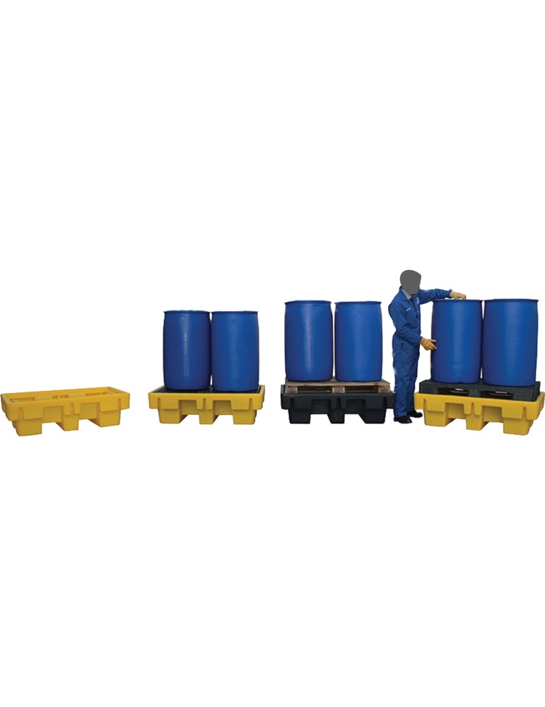 Bac de rétention supplémentaire pour 2 portes battantes