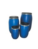 Full-opening plastic drum 30L