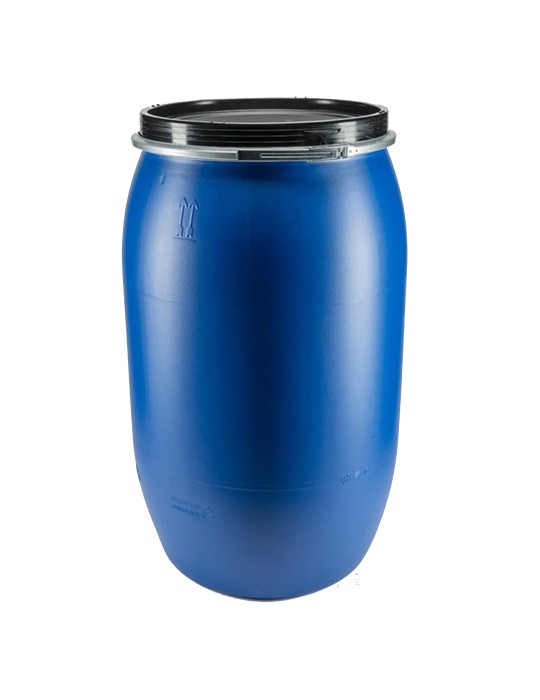 Fût plastique à ouverture totale 120 L