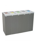Nice rectangular bin with bag holder 75 L self-closing flap