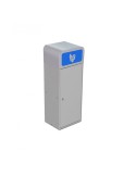 Stockholm outdoor bin 75 L with inner tray - self-closing front flap