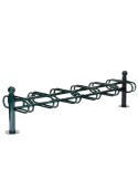 City Double-sided 6-space cycle rack