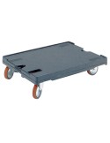Trolley for bin - solid bottom