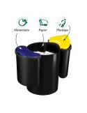 Papelera de clasificación confort de 16 l + 2 inserciones de 4,5 l