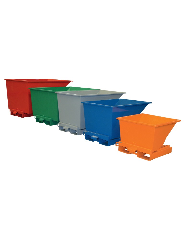 Benne auto-basculante 150L pour déchets